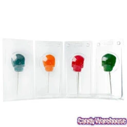 Gummy Skulls On A Stick Assortment: 4-Piece Box 19 Gummy Skulls On A Stick Assortment: 4-Piece Box -Candy Store gummy skulls on a stick assortment 4 piece box candy warehouse 9