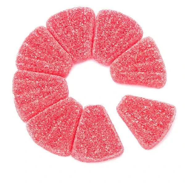 Gustaf's Gummy Pink Grapefruit Slices: 1KG Bag 3 Gustaf's Gummy Pink Grapefruit Slices: 1KG Bag
