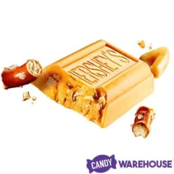 Hershey's Gold With Peanuts And Pretzels Snack Size Candy Bars: 42-Piece Bag -Candy Store hershey s gold with peanuts and pretzels snack size candy bars 42 piece bag candy warehouse 3