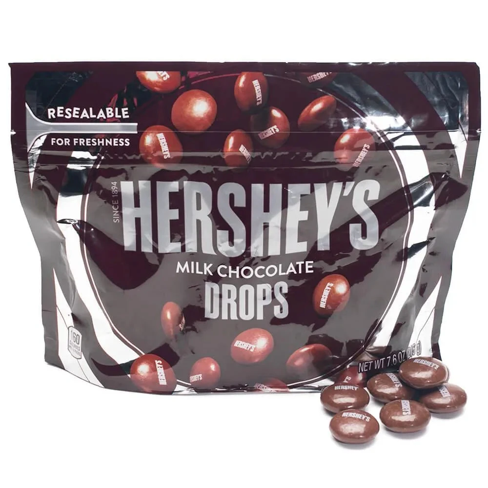 Hershey's Milk Chocolate Drops Candy: 7.6-Ounce Bag 3 Hershey's Milk Chocolate Drops Candy: 7.6-Ounce Bag