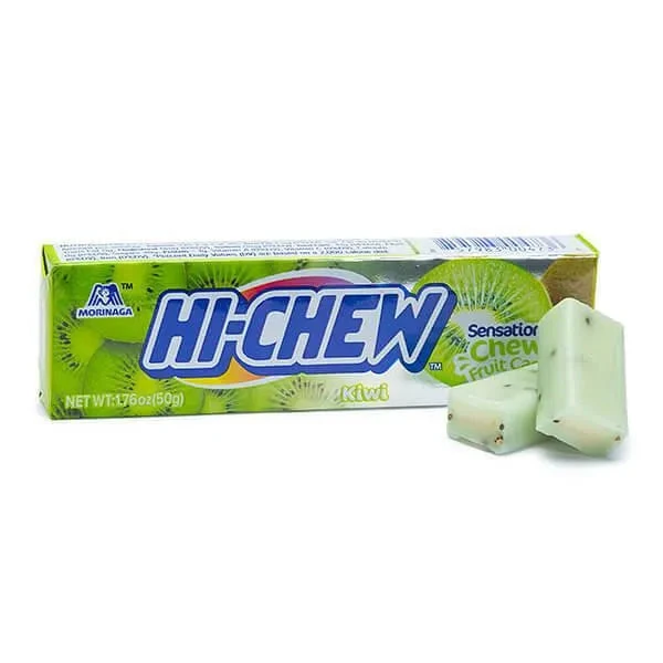 Hi-Chew Fruit Chews 10-Piece Candy Packs - Kiwi: 15-Piece Box 3 Hi-Chew Fruit Chews 10-Piece Candy Packs - Kiwi: 15-Piece Box