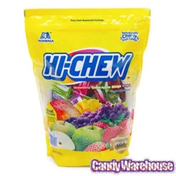 Hi-Chew Fruit Chews Candy Packs - Assorted: 150-Piece Bag -Candy Store hi chew fruit chews candy packs assorted 150 piece bag candy warehouse 3