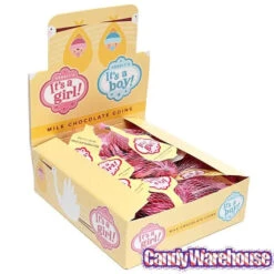 It's A Girl Foiled Chocolate Coins In Mesh Bags: 18-Piece Box 7 It's A Girl Foiled Chocolate Coins In Mesh Bags: 18-Piece Box -Candy Store it s a girl foiled chocolate coins in mesh bags 18 piece box candy warehouse 3