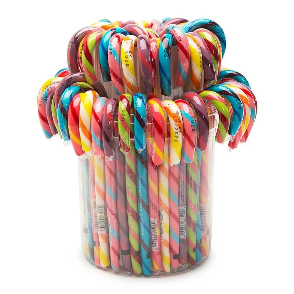 Jelly Belly Candy Canes - Assorted: 80-Piece Bucket 3 Jelly Belly Candy Canes - Assorted: 80-Piece Bucket
