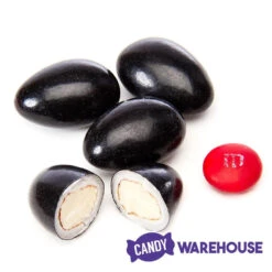 Jordan Almonds - Black: 5LB Bag -Candy Store jordan almonds black 5lb bag candy warehouse 3