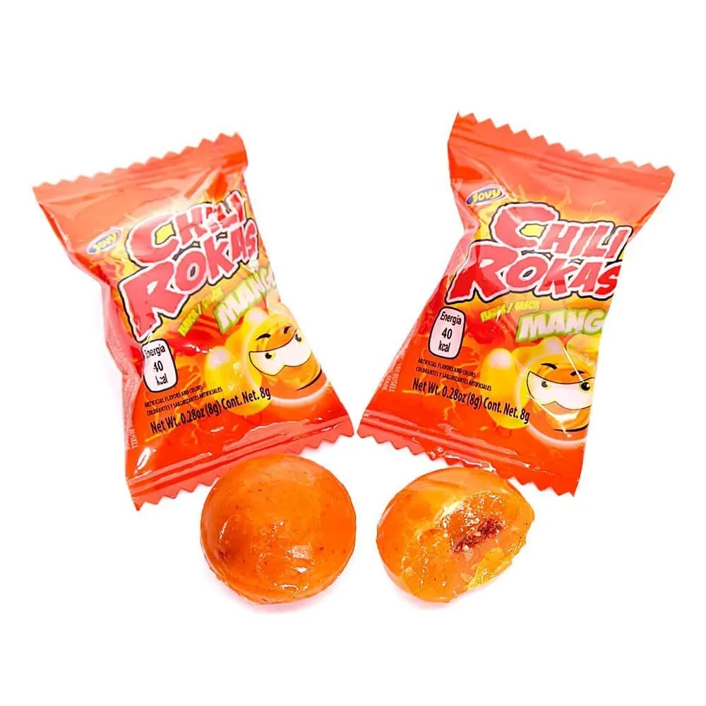 Jovy Chili Rokas Revolcadas Hard Candy - Mango: 65-Piece Bag 3 Jovy Chili Rokas Revolcadas Hard Candy - Mango: 65-Piece Bag
