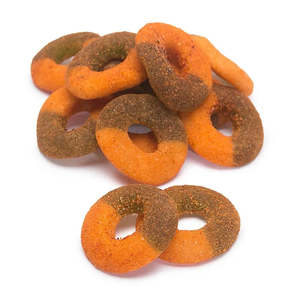 Jovy Crazy Gummy Rings Chamoy Candy - Green Apple: 5LB Bag 3 Jovy Crazy Gummy Rings Chamoy Candy - Green Apple: 5LB Bag