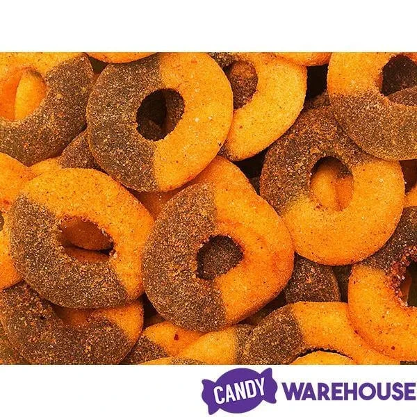 Jovy Crazy Gummy Rings Chamoy Candy - Green Apple: 5LB Bag 4 Jovy Crazy Gummy Rings Chamoy Candy - Green Apple: 5LB Bag - Image 2