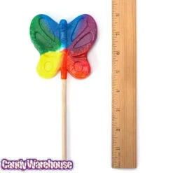 Jumbo 2.5-Ounce Butterfly Lollipops - Primary Colors: 16-Piece Box -Candy Store jumbo 2 5 ounce butterfly lollipops primary colors 16 piece box candy warehouse 3 81553f33 b988 4f7e ab55 ce8af50de103