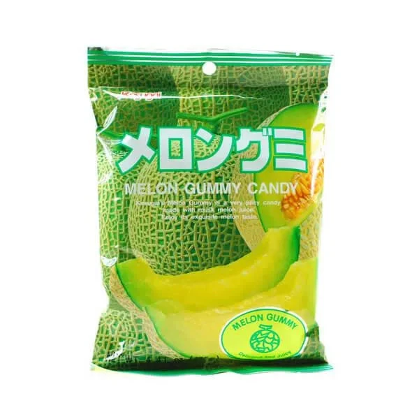 Kasugai Melon Gummy Candy: 24-Piece Bag 4 Kasugai Melon Gummy Candy: 24-Piece Bag - Image 2