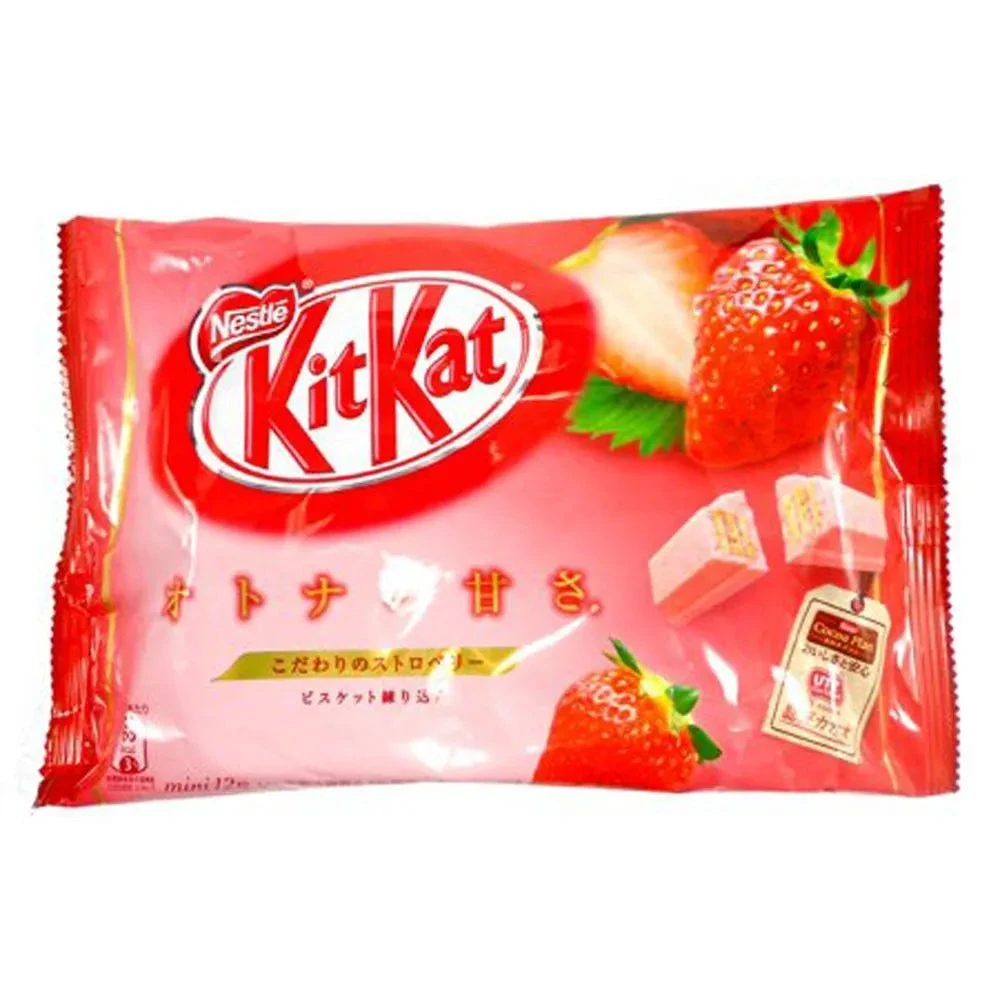 Kit Kat Snack Size Packs - Strawberry: 12-Piece Bag 3 Kit Kat Snack Size Packs - Strawberry: 12-Piece Bag