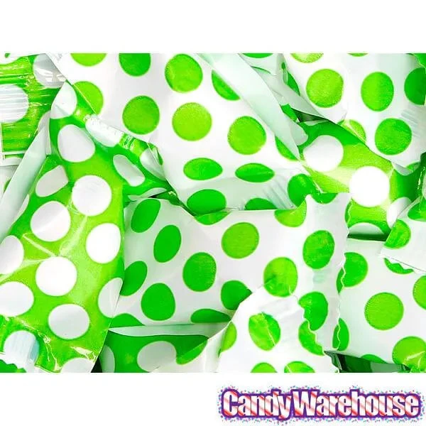 Kiwi Green Polka Dots Wrapped Butter Mint Creams: 300-Piece Case 4 Kiwi Green Polka Dots Wrapped Butter Mint Creams: 300-Piece Case - Image 2