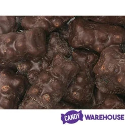 Koppers Dark Chocolate Covered Gummi Bears: 1LB Jar -Candy Store koppers dark chocolate covered gummi bears 1lb jar candy warehouse 5