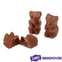 Koppers Milk Chocolate Covered Gummi Bears: 1LB Jar -Candy Store koppers milk chocolate covered gummi bears 1lb jar candy warehouse 4