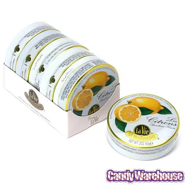 La Vie Candy Drops Tins - Lemon: 5-Piece Pack 4 La Vie Candy Drops Tins - Lemon: 5-Piece Pack - Image 2