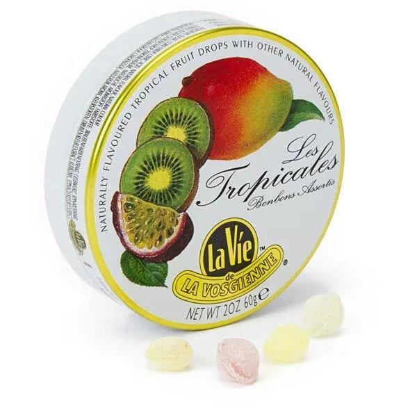 La Vie Candy Drops Tins - Tropical Fruits: 5-Piece Pack 3 La Vie Candy Drops Tins - Tropical Fruits: 5-Piece Pack