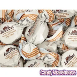 Lancaster Caramel And Vanilla Soft Cremes Candy: 8-Ounce Bag -Candy Store lancaster caramel and vanilla soft cremes candy 8 ounce bag candy warehouse 3