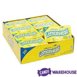 Lemonhead Candy Mini Packs: 24-Piece Box -Candy Store lemonhead candy mini packs 24 piece box candy warehouse 7