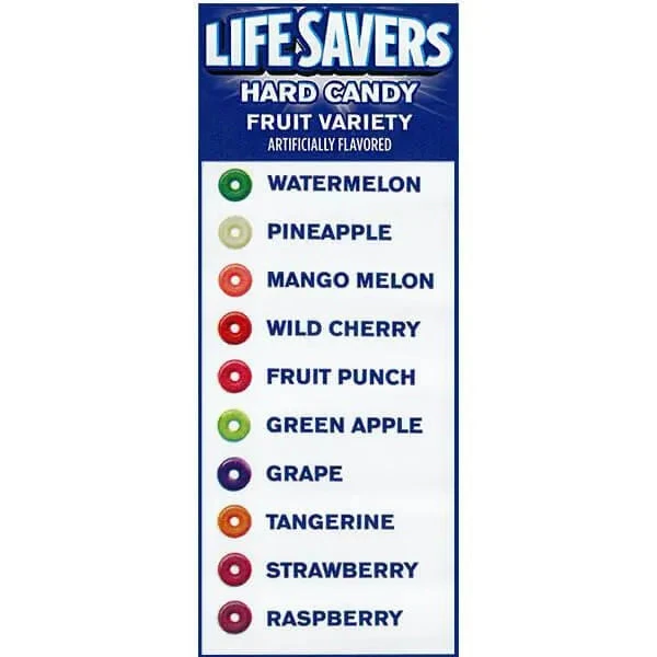 LifeSavers Hard Candy Singles - 10 Flavors Assortment: 1200-Piece Case 8 LifeSavers Hard Candy Singles - 10 Flavors Assortment: 1200-Piece Case - Image 6