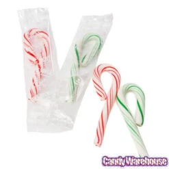 LifeSavers Wint-O-Green And Pep-O-Mint Mini Candy Canes: 40-Piece Box -Candy Store lifesavers wint o green and pep o mint mini candy canes 40 piece box candy warehouse 3