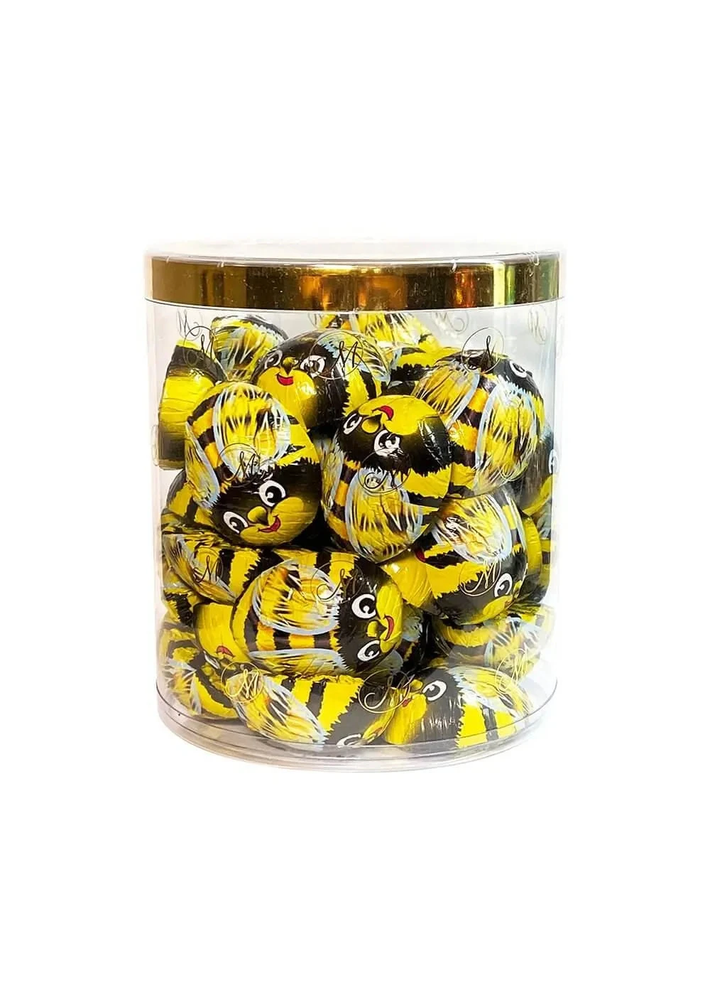 Madelaine Foiled Milk Chocolate Bumble Bees: 40-Piece Tub 4 Madelaine Foiled Milk Chocolate Bumble Bees: 40-Piece Tub - Image 2
