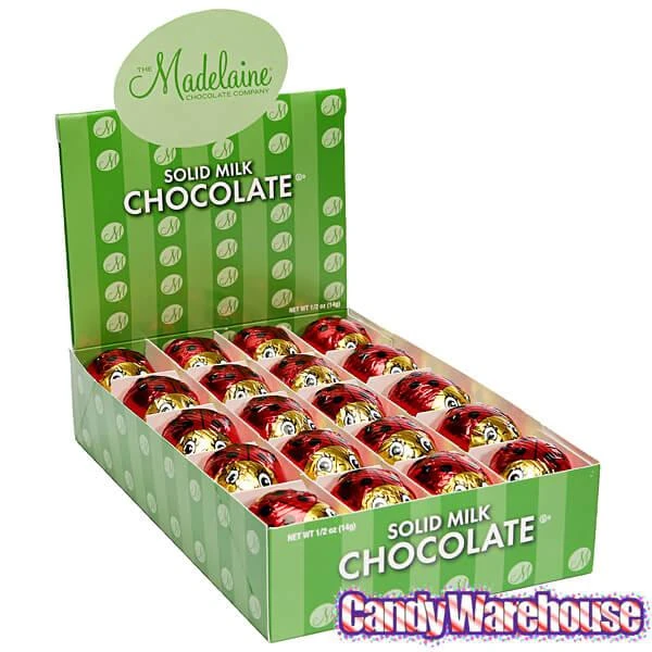 Madelaine Foiled Milk Chocolate Lady Bugs: 60-Piece Display 4 Madelaine Foiled Milk Chocolate Lady Bugs: 60-Piece Display - Image 2