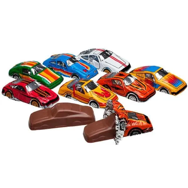 Madelaine Foiled Milk Chocolate Race Cars: 60-Piece Display 3 Madelaine Foiled Milk Chocolate Race Cars: 60-Piece Display