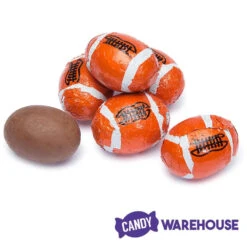 Madelaine Foiled Milk Chocolate Sports Balls 2-Ounce Mesh Bags - Football: 24-Piece Tub -Candy Store madelaine foiled milk chocolate sports balls 2 ounce mesh bags football 24 piece tub candy warehouse 3