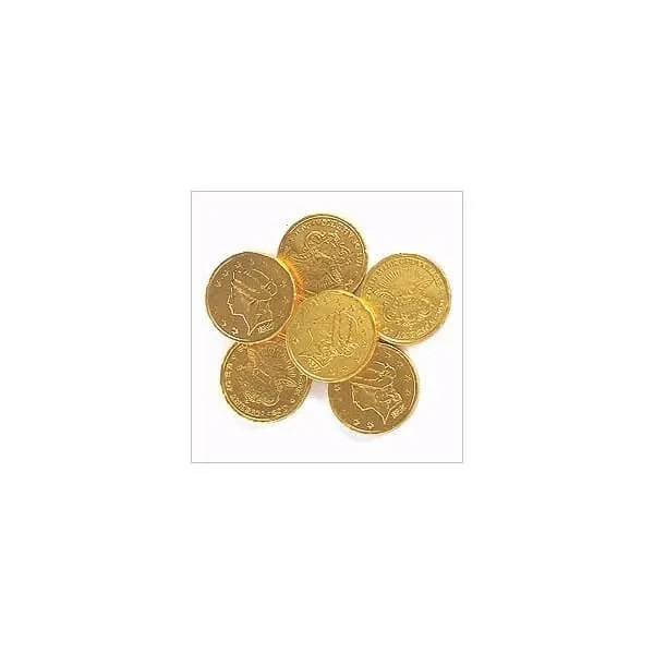 Madelaine Gold Foiled Milk Chocolate Coins - Large: 5LB Bag 6 Madelaine Gold Foiled Milk Chocolate Coins - Large: 5LB Bag - Image 4