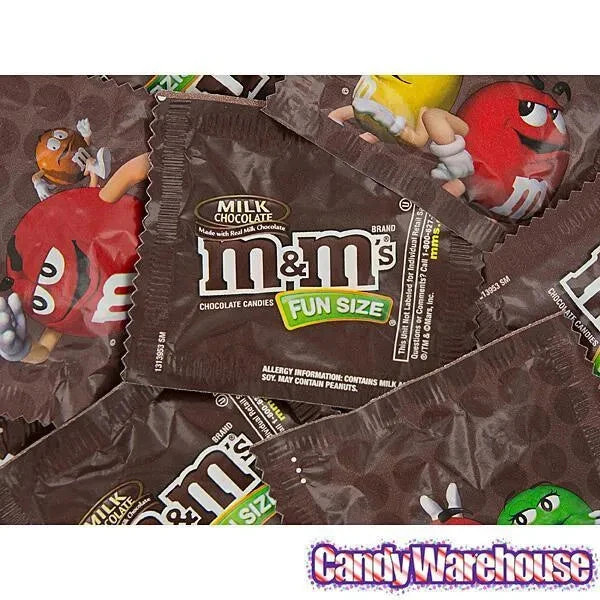 M&M's Candy Fun Size Packs - Milk Chocolate: 5LB Bag 4 M&M's Candy Fun Size Packs - Milk Chocolate: 5LB Bag - Image 2
