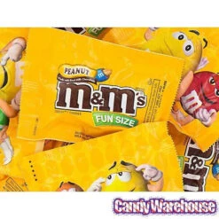 M&M's Candy Fun Size Packs - Peanut: 5LB Bag -Candy Store mandm s candy fun size packs peanut 5lb bag candy warehouse 3