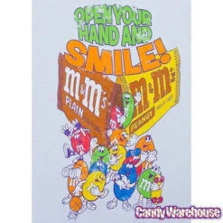 M&M's Open Your Hand And Smile Distressed T-Shirt - Youth - Small 5 M&M's Open Your Hand And Smile Distressed T-Shirt - Youth - Small -Candy Store mandm s open your hand and smile distressed t shirt youth small candy warehouse 2