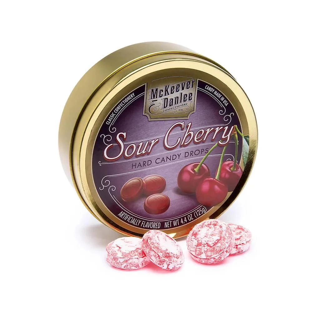 McKeever & Danlee Bon Bons Candy Tins - Sour Cherry: 6-Piece Box 3 McKeever & Danlee Bon Bons Candy Tins - Sour Cherry: 6-Piece Box