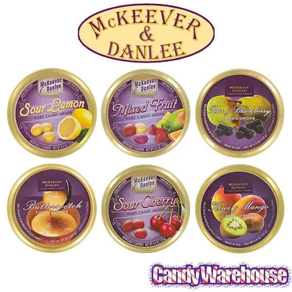 McKeever & Danlee Bon Bons Candy Tins - Sour Cherry: 6-Piece Box 4 McKeever & Danlee Bon Bons Candy Tins - Sour Cherry: 6-Piece Box - Image 2