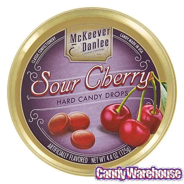 McKeever & Danlee Bon Bons Candy Tins - Sour Cherry: 6-Piece Box 6 McKeever & Danlee Bon Bons Candy Tins - Sour Cherry: 6-Piece Box - Image 4
