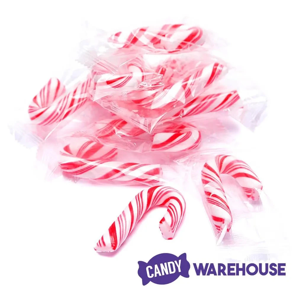 Mini Candy Canes - Red And White: 45-Piece Jar 6 Mini Candy Canes - Red And White: 45-Piece Jar - Image 4