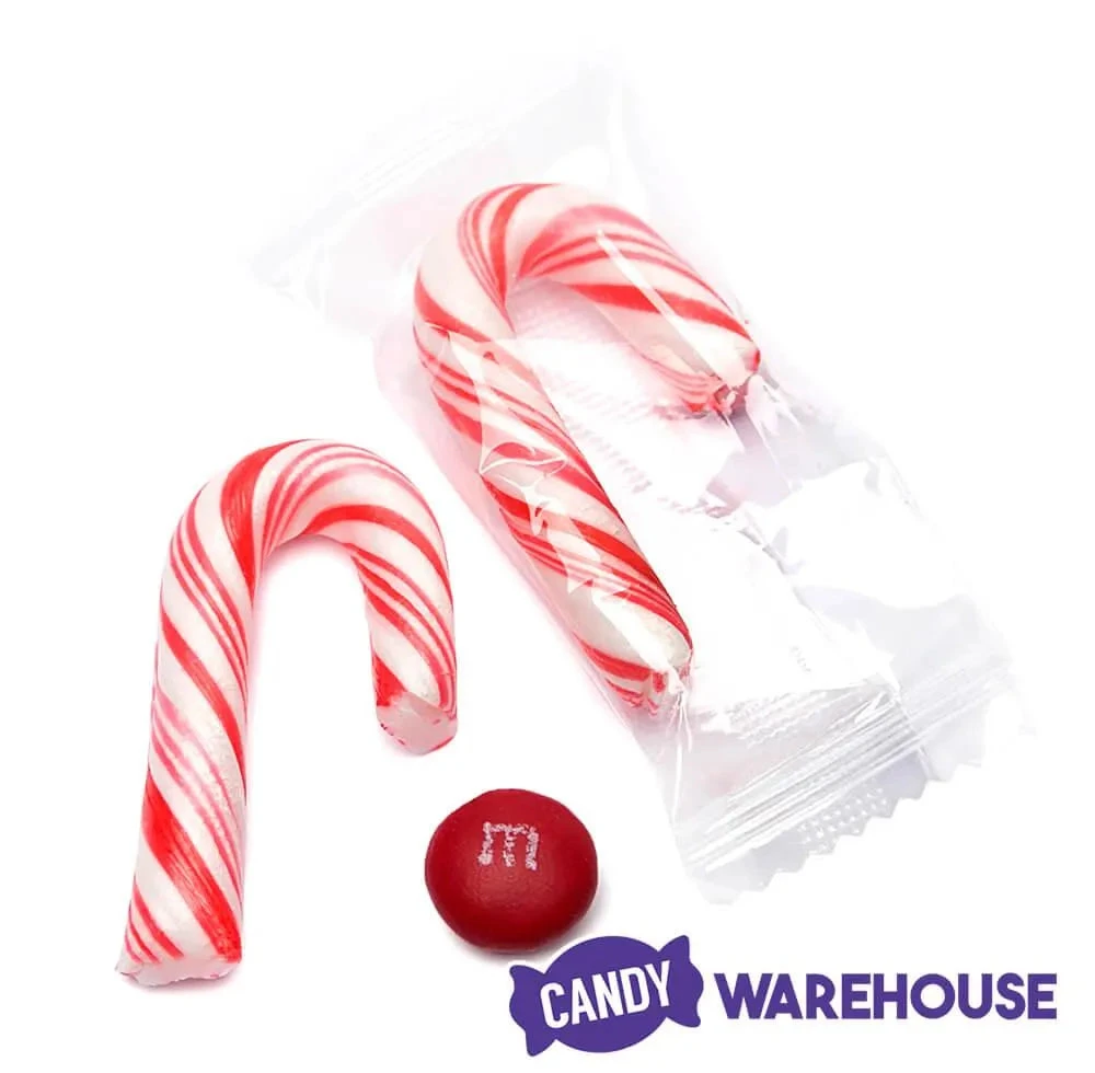 Mini Candy Canes - Red And White: 45-Piece Jar 9 Mini Candy Canes - Red And White: 45-Piece Jar - Image 7