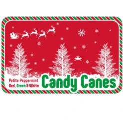 Mini Candy Canes - Red, Green, And White: 100-Piece Tub -Candy Store mini candy canes red green and white 100 piece tub candy warehouse 5