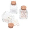 Mini Glass Favor Jars - 1.75-Ounce Square Jar With Cork Stopper: 12-Piece Set 2 Mini Glass Favor Jars - 1.75-Ounce Square Jar With Cork Stopper: 12-Piece Set -Candy Store mini glass favor jars 1 75 ounce square jar with cork stopper 12 piece set candy warehouse 1