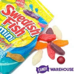 Mini Swedish Fish Candy - Tropical: 3.75LB Box -Candy Store mini swedish fish candy tropical 3 75lb box candy warehouse 5
