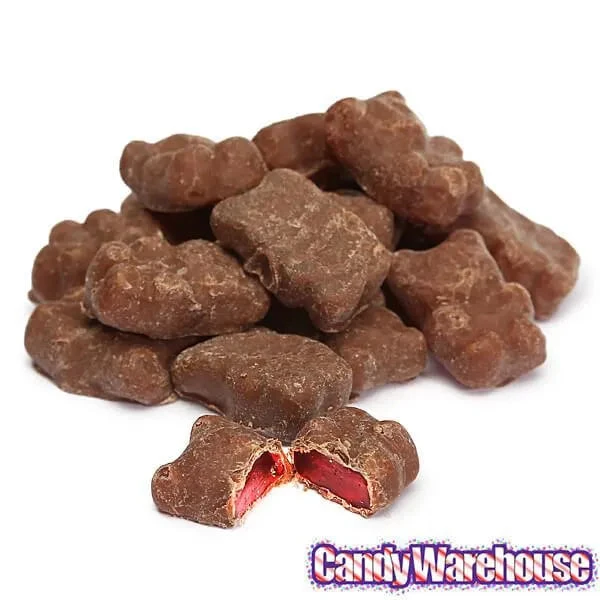 Muddy Bears Chocolate Covered Gummi Bears Theater Size Packs: 12-Piece Box 4 Muddy Bears Chocolate Covered Gummi Bears Theater Size Packs: 12-Piece Box - Image 2