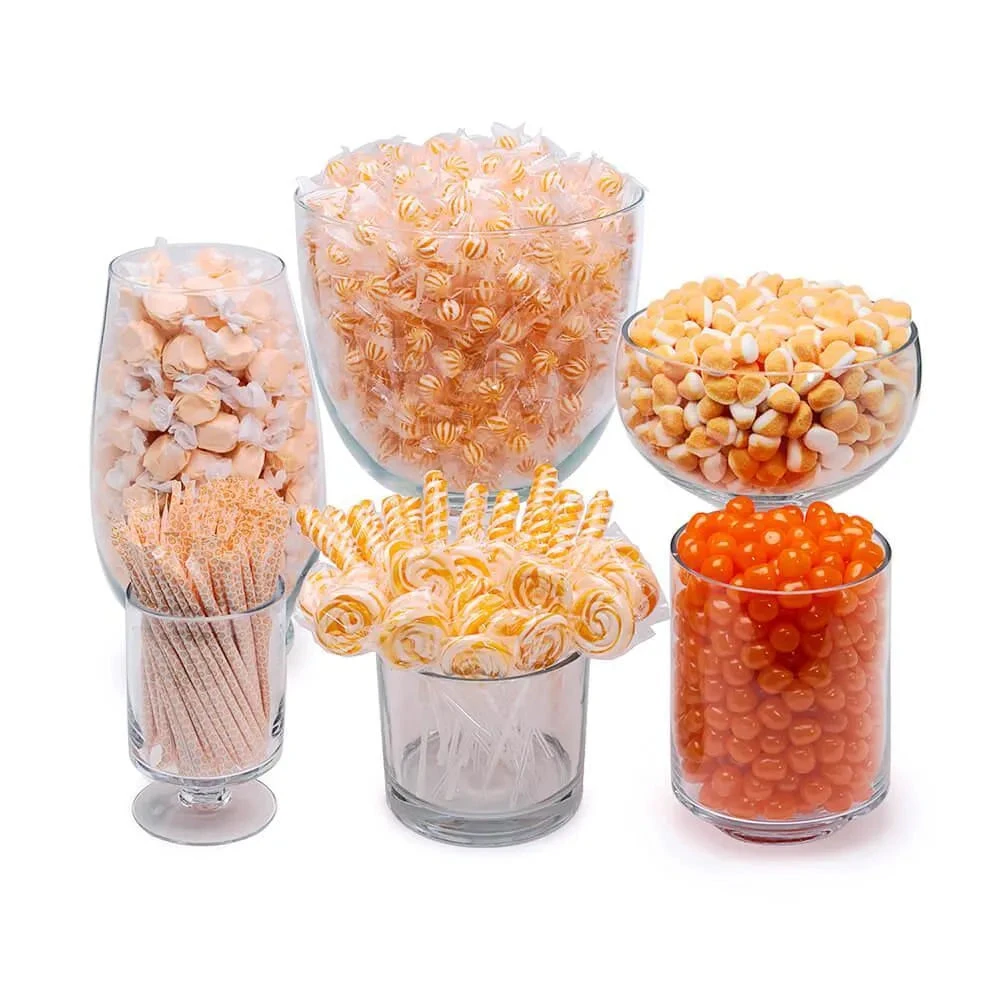 Orange Candy Bar Table Assortment 3 Orange Candy Bar Table Assortment