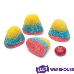 Pufflettes Gummy Bites - Tropical Rainbow: 1KG Bag -Candy Store pufflettes gummy bites tropical rainbow 1kg bag candy warehouse 3