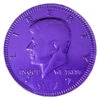 Purple Foiled Milk Chocolate Coins: 1LB Bag -Candy Store purple foiled milk chocolate coins 1lb bag candy warehouse 1