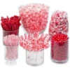 Red Candy Bar Table Assortment 1 Red Candy Bar Table Assortment -Candy Store red candy bar table assortment candy warehouse 1