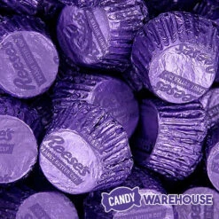 Reese's Peanut Butter Cups Miniatures - Purple: 200-Piece Bag -Candy Store reese s peanut butter cups miniatures purple 200 piece bag candy warehouse 2