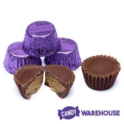 Reese's Peanut Butter Cups Miniatures - Purple: 200-Piece Bag -Candy Store reese s peanut butter cups miniatures purple 200 piece bag candy warehouse 3
