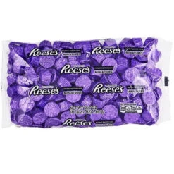 Reese's Peanut Butter Cups Miniatures - Purple: 200-Piece Bag -Candy Store reese s peanut butter cups miniatures purple 200 piece bag candy warehouse 5