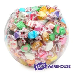 Salt Water Taffy - Assorted Flavors: 5LB Bag -Candy Store salt water taffy assorted flavors 5lb bag candy warehouse 4