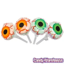 Scary Eyeballs Suckers: 45-Piece Box -Candy Store scary eyeballs suckers 45 piece box candy warehouse 4